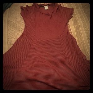 Black and red skater dress